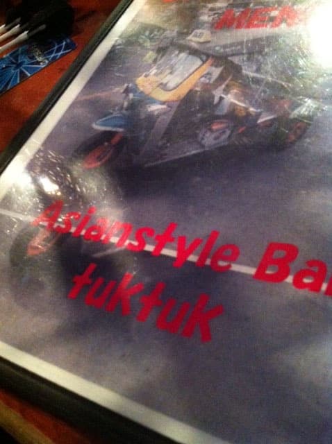 加点のタイミングが課題 名古屋Asianstyle Bar tuktukにて(2012年7月25日)