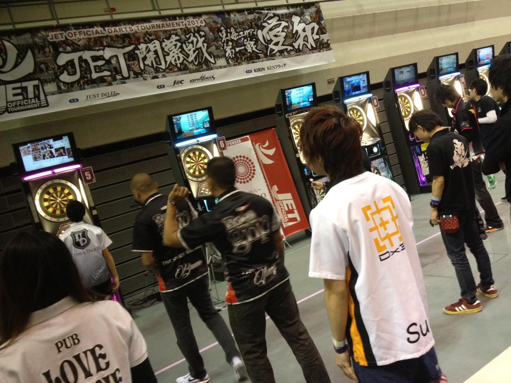 一日ダーツ三昧!JET愛知&イラガン選手チャレンジマッチ!(2014年3月3日)